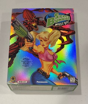 Space Bunnies Must Die! - (IBM PC, CD-ROM, 1998) - Big Box, CIB