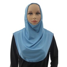 Instant Headscarf Muslim Women Hijab Turban Shawl Wrap One Piece Prayer Khimar