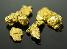 Alaskan Yukon Gold Rush Nuggets #8 Mesh .78 Grams or 1/2 dwt of Fines 5316.70 per troy oz
