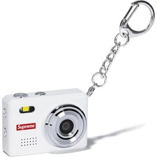 Supreme Digital Camera Keychain White
