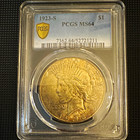 1923-S Peace Dollar PCGS MS64 Cert #52721211 — photo 1