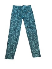 Gymshark Women's Adapt Animal Print Seamless Leggings Teal Small