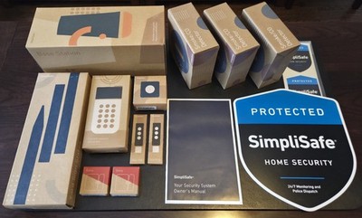 SimpliSafe Wireless Home Security System (13 Pieces - NEW & UNUSED - $499 VALUE)