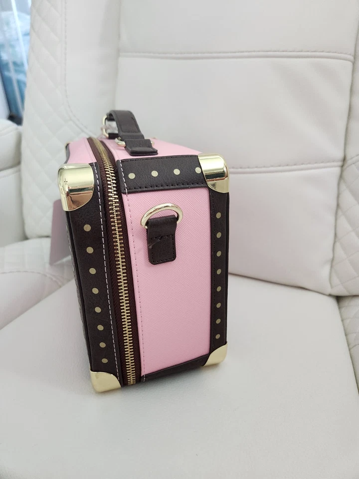 Loungefly Wicked Glinda's Pink Luggage Trunk Purse Crossbody Bag - Image 2 of 4