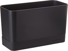 Brabantia 117503 Sink Organiser with Removable Tray, Dark Grey, 8.5 x 19 x 11.5