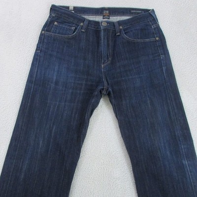 Citizens of Humanity Straight Jeans Mens Size W32 L30 Blue Denim