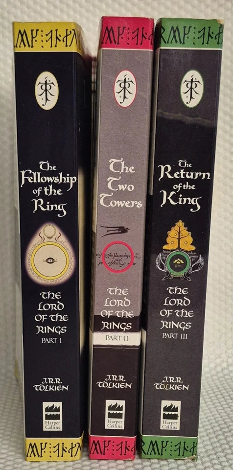 The Lord Of The Rings 3-Book Set By J.R.R Tolkien Pub By Harper Collins 1997 - Image 3 of 4