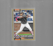 FRANCISCO ALVAREZ -2026 Topps Series-1 -GOLD-BORDER -#-1985/2026 -METS