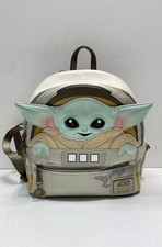 Loungefly Plecak Kremowy Beż Star Wars Mandalorian The Child Grogu