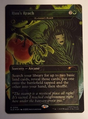 FOIL Huu's Reach Kodama's Reach MTG SLD 2294 Rare NM Green Ramp Avatar AtLA