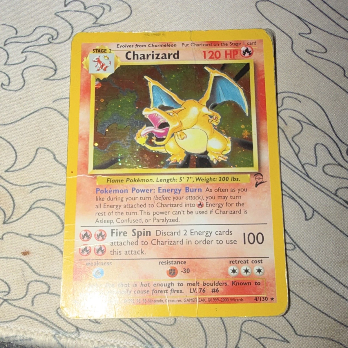 Charizard Pokémon TCG Base Set 2 English Collectible Individual