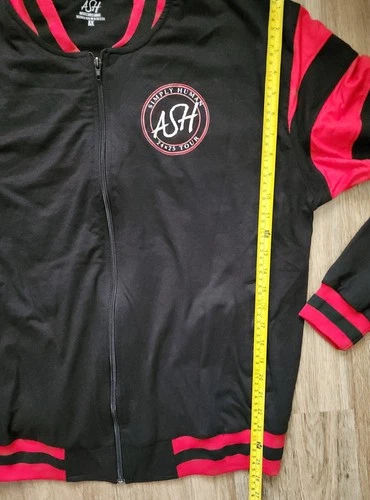 Artists Simply Human ASH Dance Convention Tour Full Zip Jacket - Black/Red - XL image 7