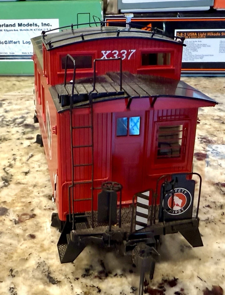 Beaver Creek O Scale Brass Great Northern X-337 Wood Caboose Grade C-8 Condition - Image 4 of 4