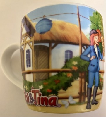 Bibi & Tina Coffee Mug Geda Labels made in Germany NICE!