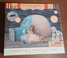 FAO Schwarz Princess Inflatable Dome Tent Toy Kids New
