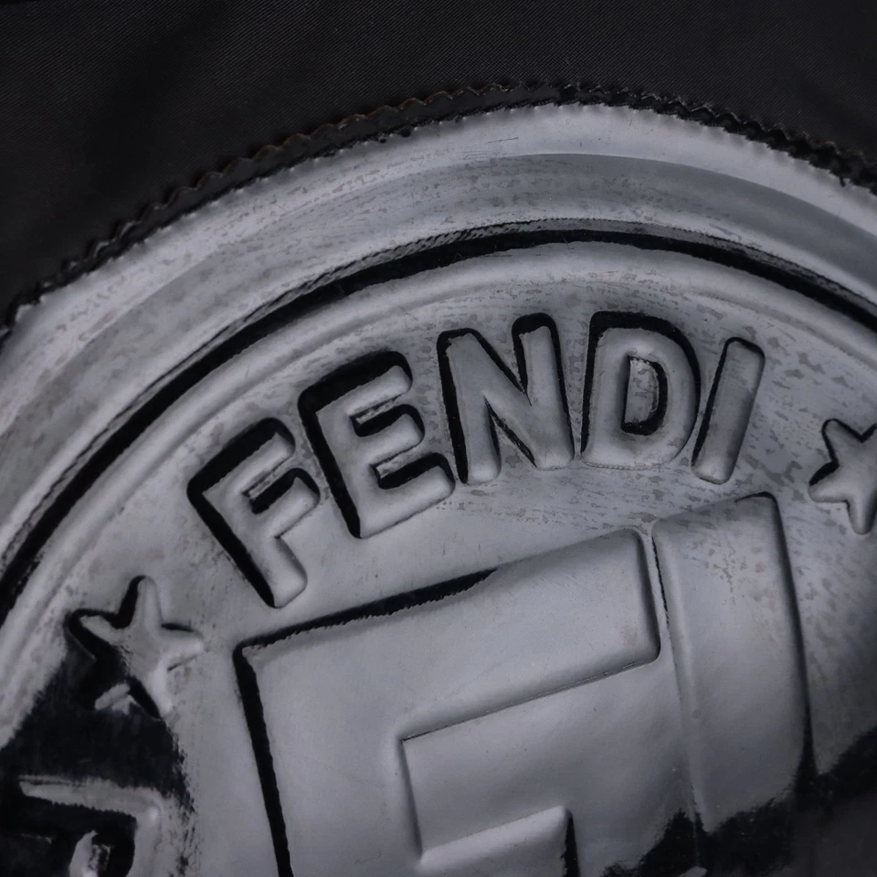 Vintage Fendi Bag Waterproof Canvas Italy 1990s Original - Image 3 of 4