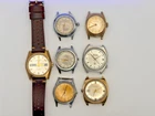 Lot of vintage wrist watches Bulova Accutron Waltham Nuhall Timex Kelton Nova