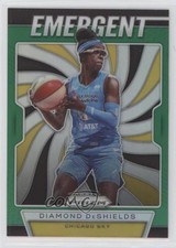 2020 Panini Prizm WNBA Emergent Green Prizm Diamond DeShields #6 hg6