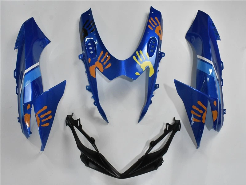 Carenados ABS para 2011-2026 GSX-R600 GSX-R 750 K11 Suzuki carrocería azul amarillo Foto 4 de 4
