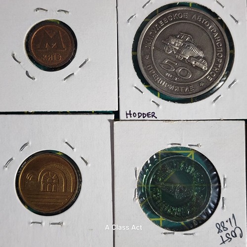 Lot of 10 Vintage Foreign World Tokens - Our B2136 - Picture 5 of 7