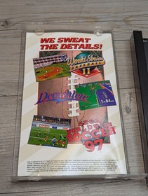 NFL '97 (Sega Saturn 1996 Sega Sports 81111) Complete CIB Case Manual Disk