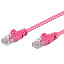 Intellinet Cavo di rete Patch CCA Cat. 6 Rosa UTP 1 m