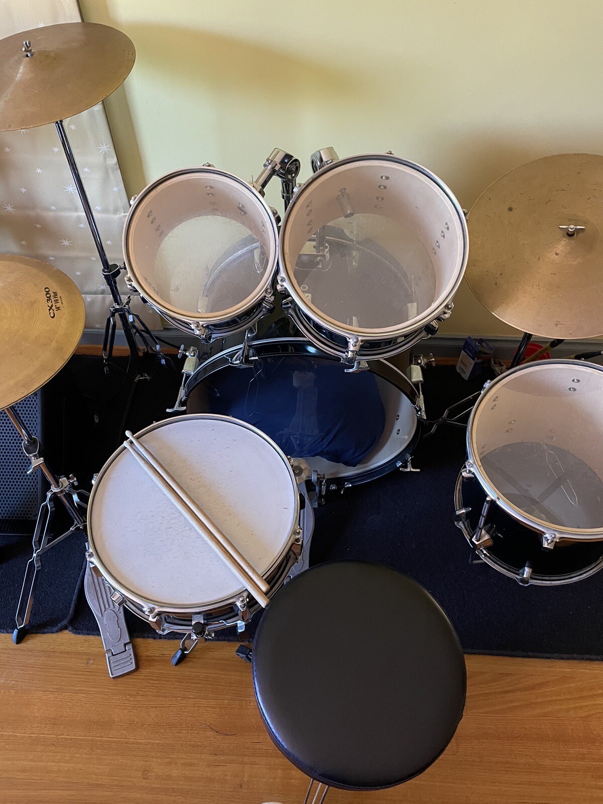 Acoustic Drum Set eBay