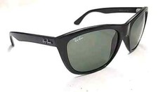 Ray Ban Rb4154 601 Black Green Square Unisex Sunglasses