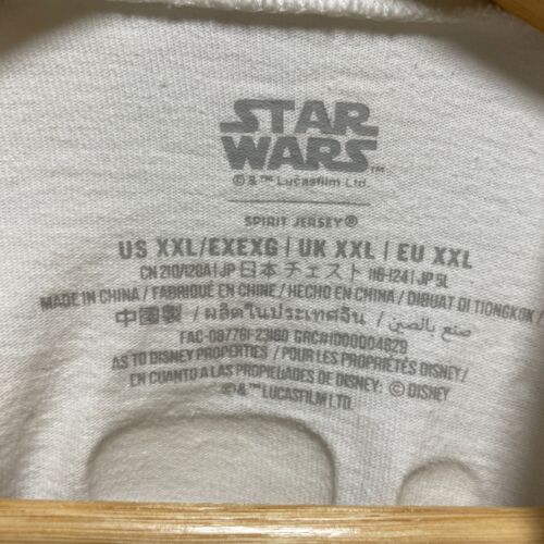 2024 Disney Parks Star Wars I Love You Spirit Trikot Gr. XXL Langarm Glitzer - Bild 4 von 12
