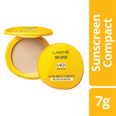 Lakme Sun Expert Ultra Matte SPF 40 PA+++ Compact, 7g Sheilds from UVA &UVB rays