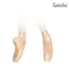 Sansha 505 Etudes Medium Shank Pointe Shoe Size 8 M