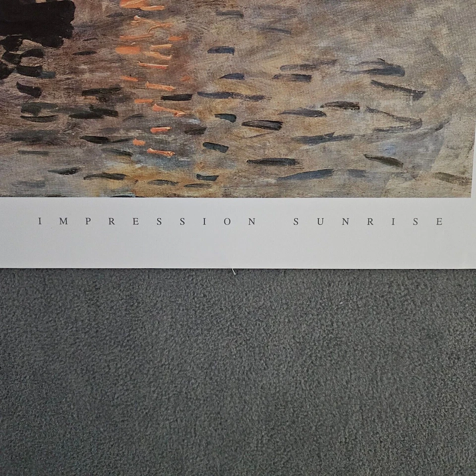 Impresión de póster de Claude Monet Sunrise 16x20 impresión artística Foto 4 de 4