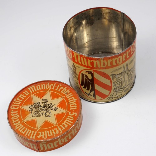 VTG Haeberlein Metzger Germany - Nurnberg Joris and the Dragon Design tin Can - Picture 12 of 14
