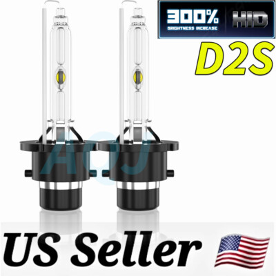 2X D2S D2R Headlight Bulb Replace HID Xenon Super White 6000K Conversion Kit