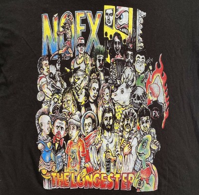 T-shirt NOFX European Tour 2011 | Dessin Animé Bande Dessinée | Noir Coton Neuf Sans étiquette