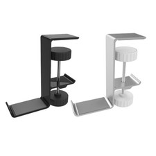 Universal Headphone Stand Headset Hanger Holder Aluminum Hook Organizing Rack