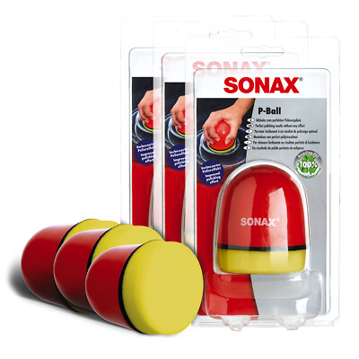 3 STÜCK SONAX 04173410 P-BALL POLIERBALL POLITUR BALL SCHWAMM POLIERSCHWAMM