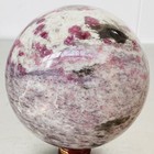 Natural Red Tourmaline Quartz Crystal Stone Sphere Ball Healing 3560G — photo 4
