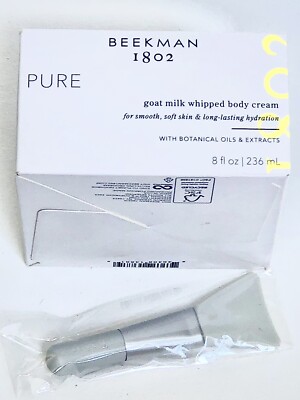 Beekman 1802 Pure Goat Milk Whipped Body Cream With Botanical Oils 8 Fl oz 236ml