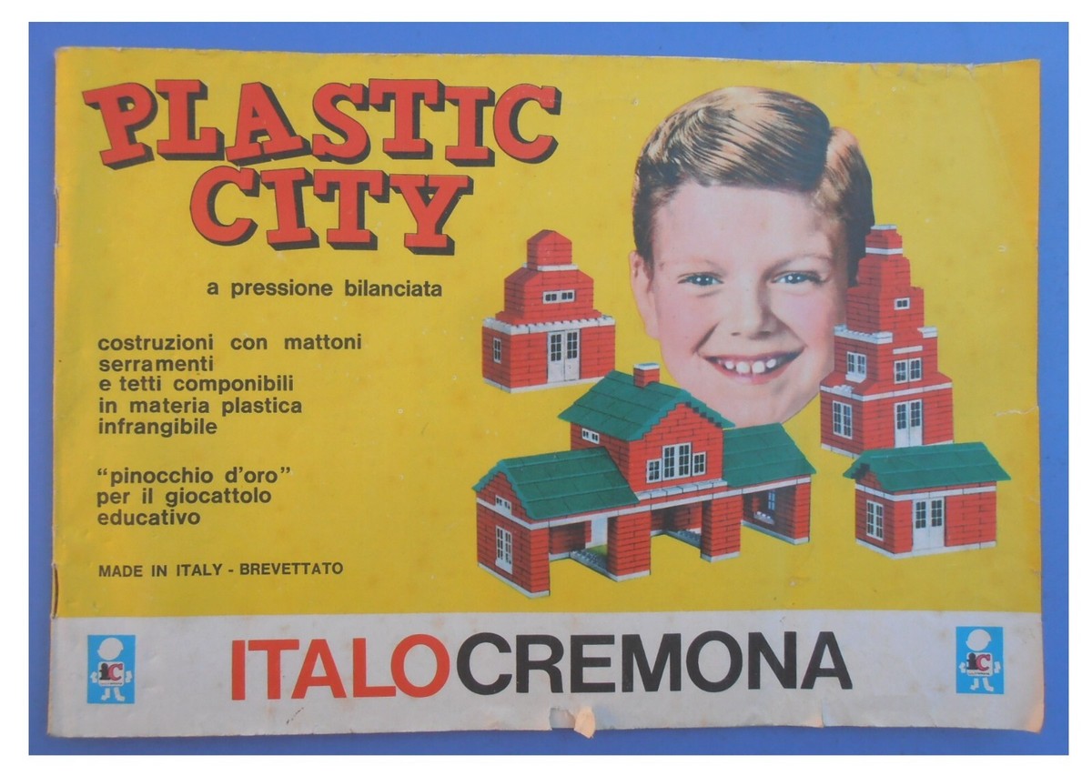 Boîte Vintage Plastic City 42 - Italocremona Ref 20312/142 - Collectionneur - État Blister Abîmé