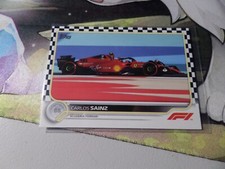2022 Topps Formula 1 Checker Flag Carlos Sainz #118, Ferrari