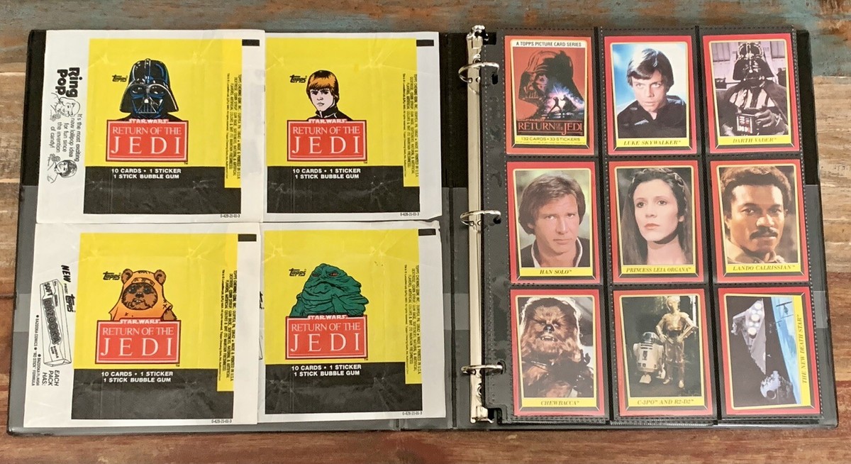 1983トップス スター・ウォーズジェダイの帰還シリーズ 1トレーディングカード 1983年 スター・ウォーズ ジェダイの帰還 シリーズ1。トップス