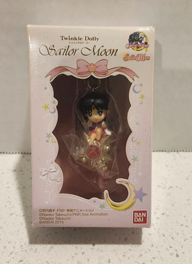 Anime Sailor Moon Sailor Mars Twinkle Dolly Figure Model Keychain