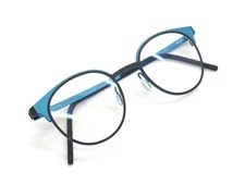 BLACKFIN CHARLESTON BF840  Col. 930 Brown/Light Blue Titanium 47mm Eyeglasses