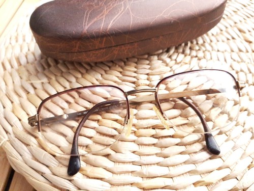 Vintage MARCOLIN TORTOISE SHELL WIRE FRAME EYEGLASSES MOD.6414 COL.419 145 - Picture 2 of 6