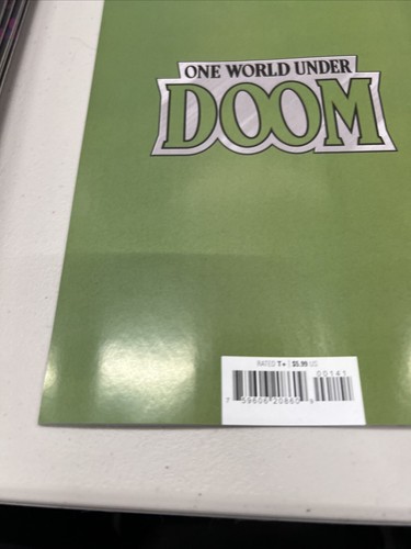 One World Under Doom #1 (Of 9) JTC Negative Space Virgin Variant - Picture 7 of 10