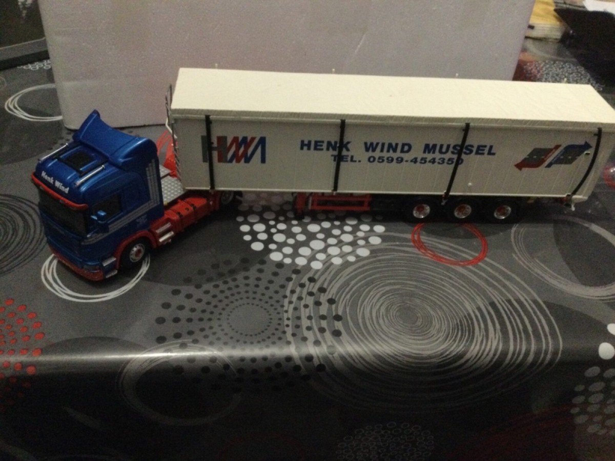 Remorque Cargo 3 Essieux Bulthuis – WSI 1/50, Modèle 03-1067, Collection