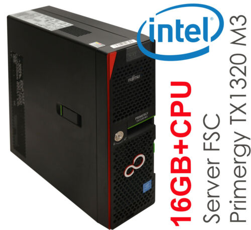 FUJITSU TX1320 M3 SERVER 16GB RAM + INTEL G4560 CPU D3307-A13 LSI MegaRAID TX2 - Bild 1 von 1