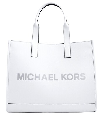 Michael Kors  Tasche Schultertasche Cooper XL Structured Tote Leder B.WhiteNeu