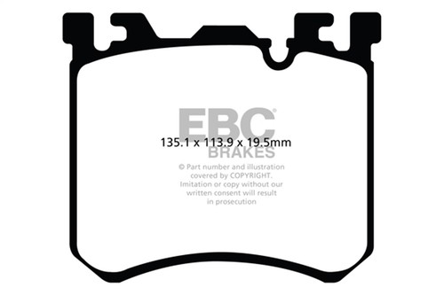EBC Yellowstuff Pastiglie Freno DP41347R Anteriore Asse Anteriore